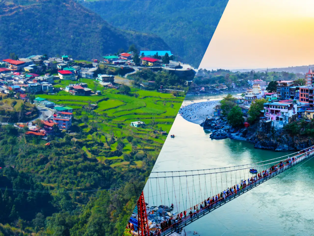 Popular Routes like Mussoorie, Rishikesh and Haridwar